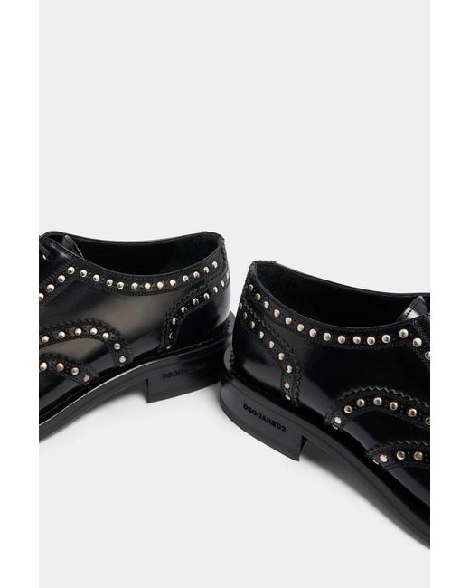 DSquared² Black Classic Evening Oxford Shoes for men