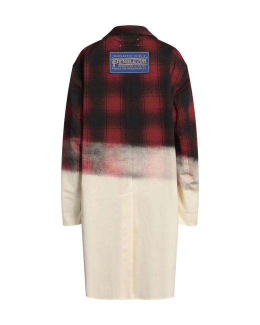 Maison Margiela Red Full-Length Jacket