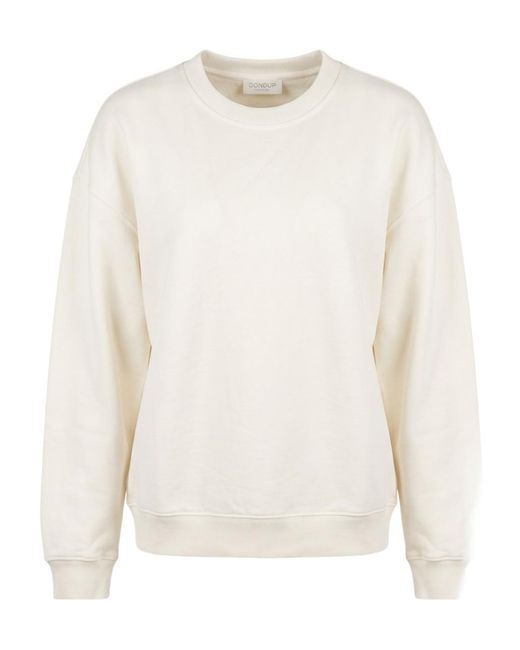 Dondup White Regular Sweatshirt