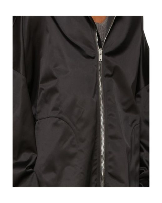 Rick Owens Black Jumbo Peter Casual Jacket for men
