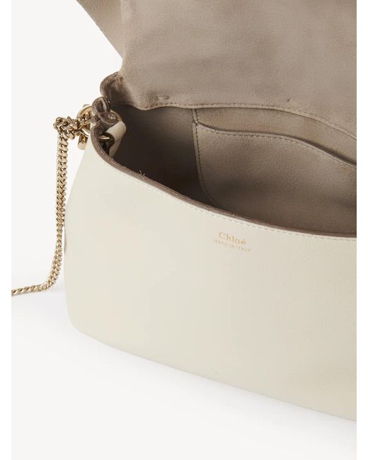 Chloé Natural Lacey Small Chain Satchel Bag