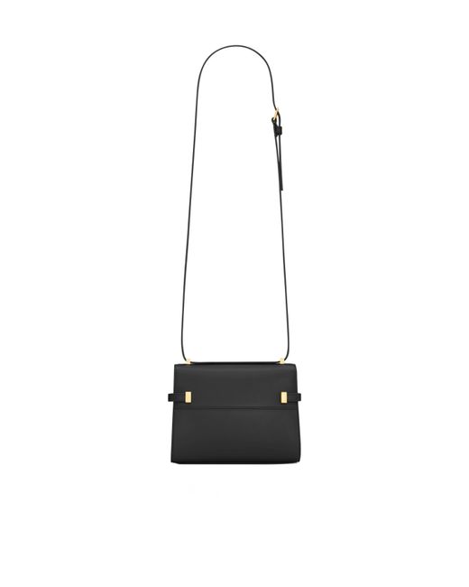 Saint Laurent White Manhattan Mini Crossbody Bag