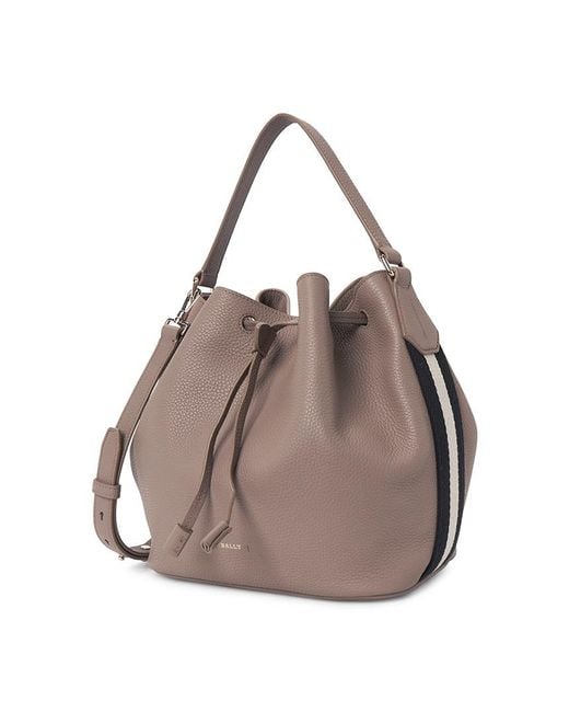 Bally Brown Bucket Bag