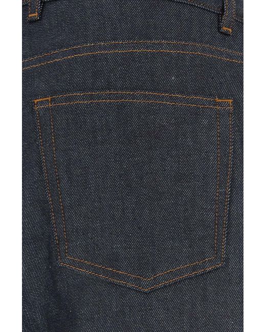A.P.C. Blue Aaron Straight-Leg Jeans for men