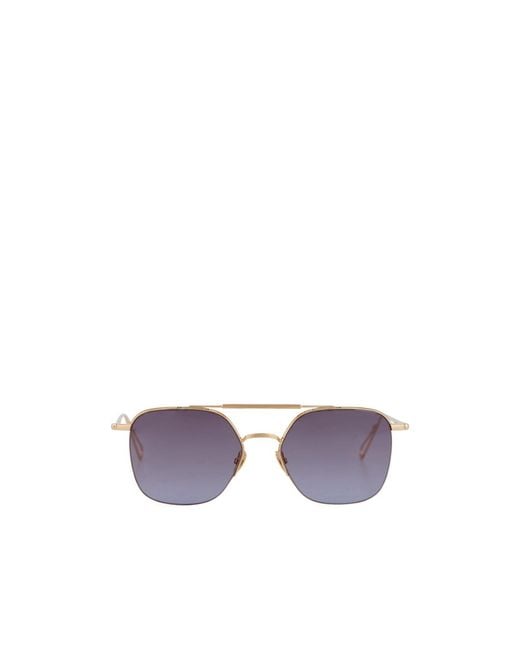 Ahlem Purple Logo Sunglasses for men