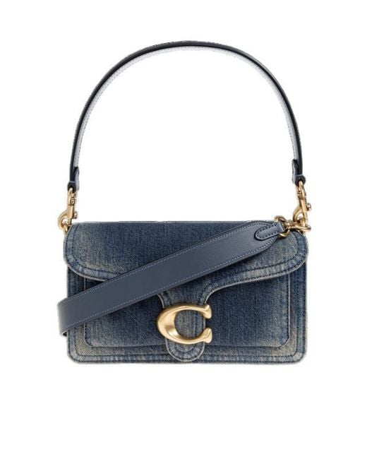 COACH Blue Tabby 26 Denim Shoulder Bag