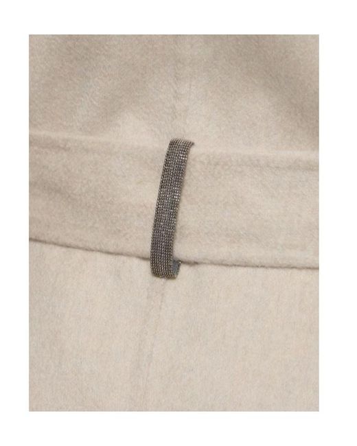 Brunello Cucinelli Natural Wear A Belted Mid-Length Coat