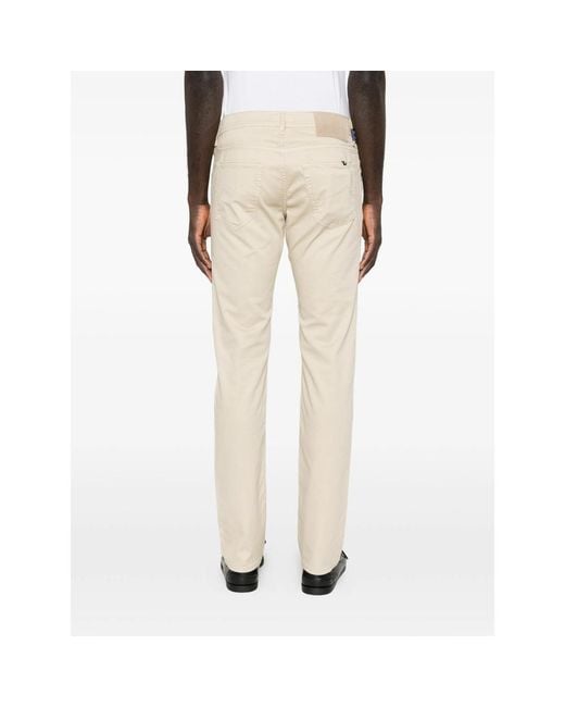 Jacob Cohen Natural Belt Loop Jeans for men
