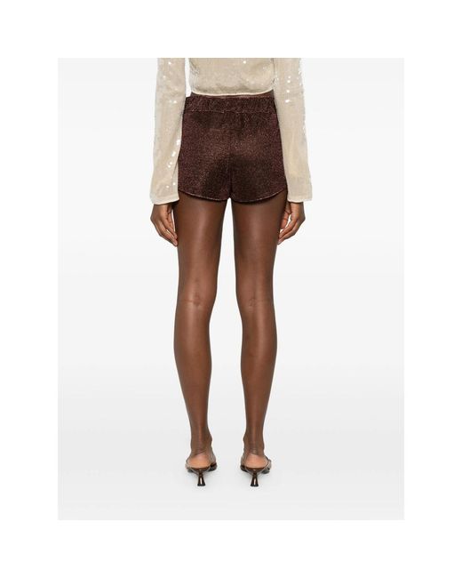Oseree Brown Oséree Lumière Tailored Shorts
