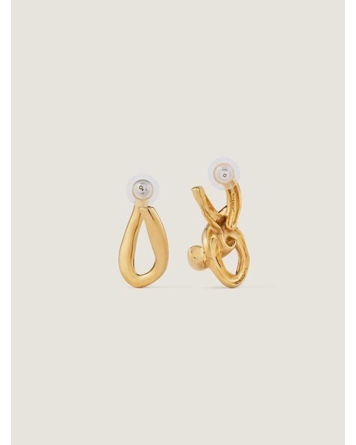 Givenchy Metallic Sculpted Chain-Link Earrings