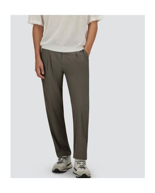 Herno Gray Drawstring-Detail Elasticated-Waist Trousers for men