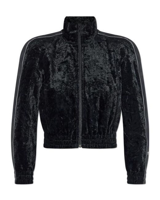 T By Alexander Wang Blue Velvet Cardigan