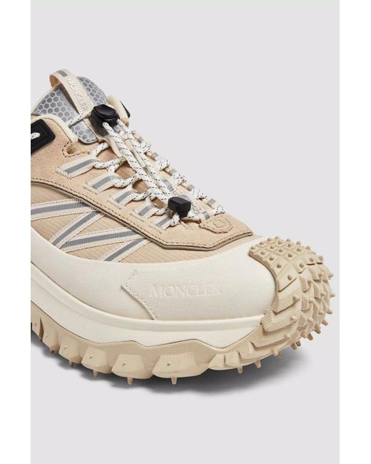 Moncler White Trailgrip Lace-Up Sneakers for men