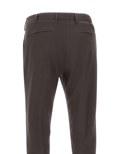 Pt Pantaloni Gray Pt Torino Dieci Slim Fit Pants for men
