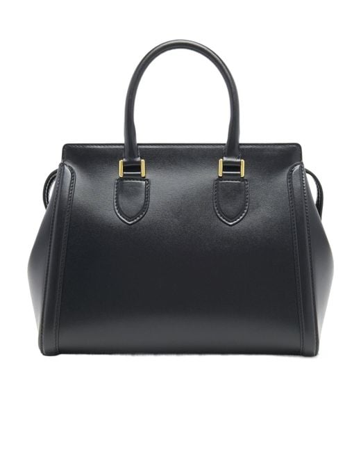 McQueen Black Large Birdee Tote Bag