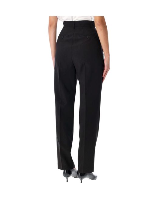 Frankie Shop Black Bea Rear Welt Pockets Suit Trousers