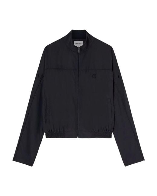 Ambush Blue Logo Embroidered Track Jacket for men