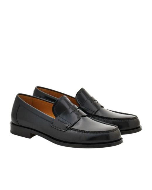 Ferragamo Black Penny Loafer for men