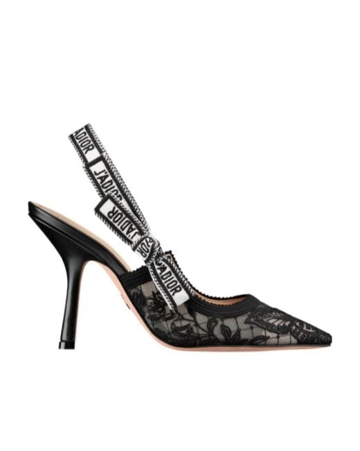 Dior Black J'A Slingback Pump