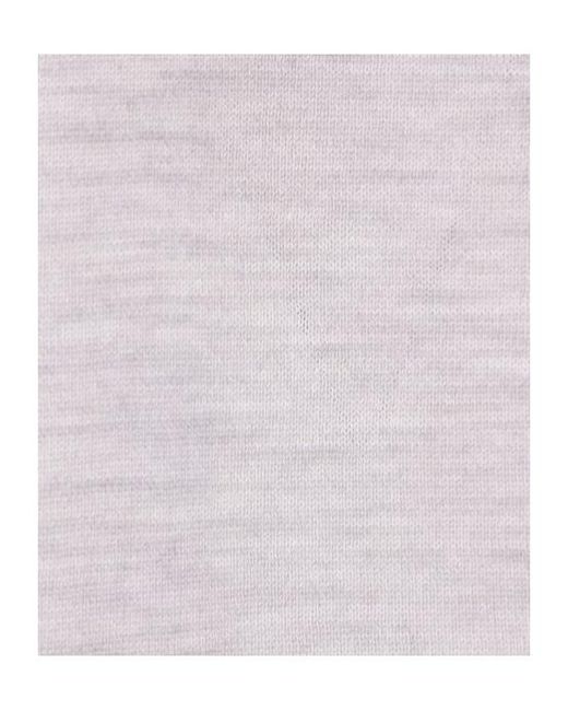 arch4 White Knitted Short-Sleeved T-Shirt
