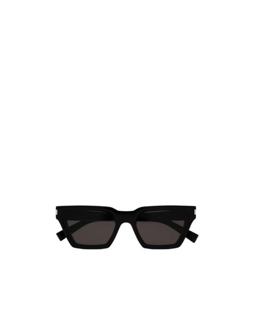 Saint Laurent Black Eyewear Cat-Eye Sunglasses