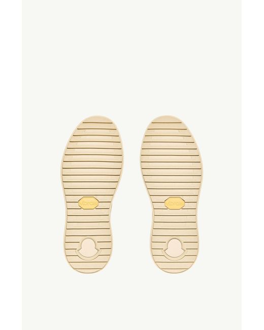 Moncler Natural Altive Nubuck Suede Sneakers