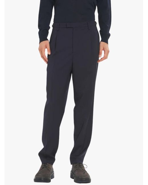 Barena Blue Masco Tropical Trousers for men