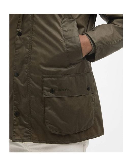 Barbour Green Lightweight Ashby Waxed Jacket for men