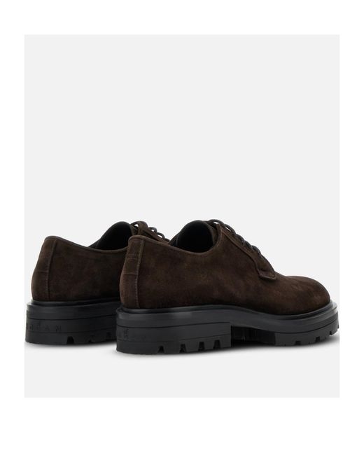 Hogan Black H673 Derby Lace-Up Shoes for men