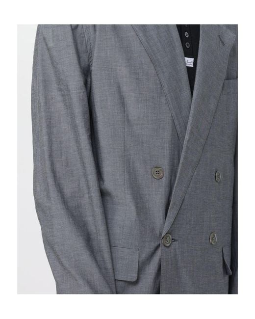 Magliano Gray Double-Breasted Jacket for men