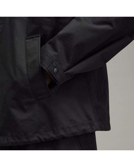 Y-3 Black Field Shirt Jacket for men