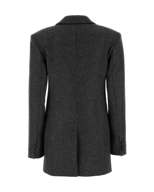 Isabel Marant Black Double-Breasted Jacket