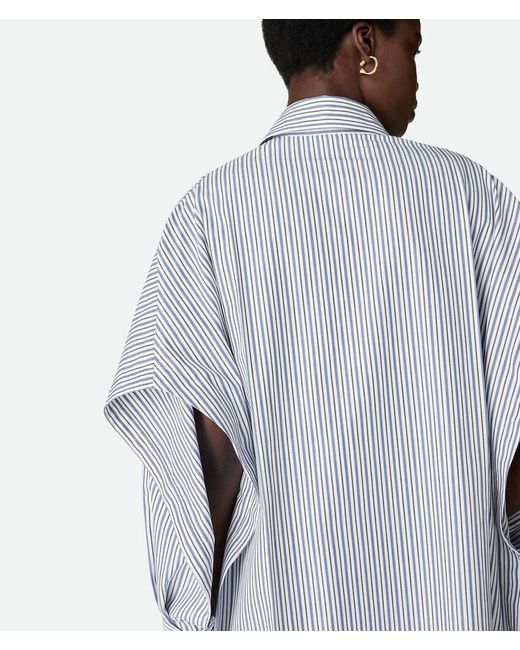 Bottega Veneta White Stripe Dress