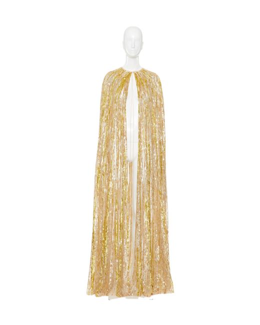 Valentino Metallic Tie Bag Cloak