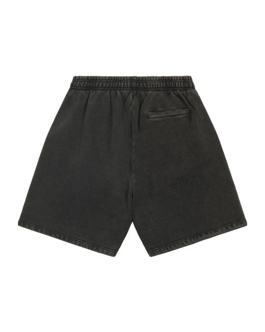 Entire studios Black Standard Elastic Waistband Sweatshorts for men