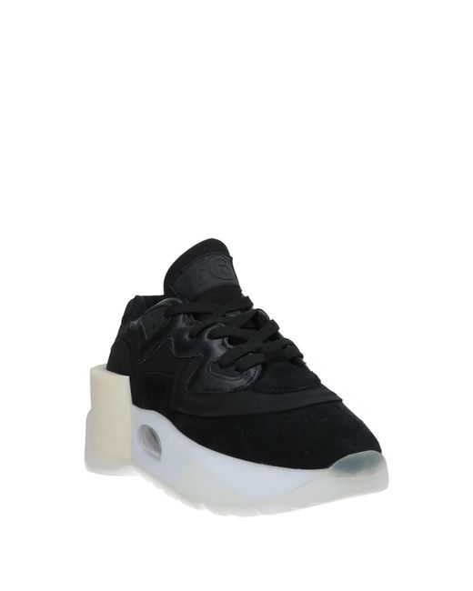 MM6 by Maison Margiela Black Minimalist Low-Top Casual Shoes