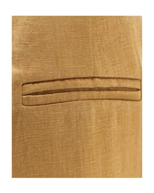 Alysi Natural Wide-Leg Pants