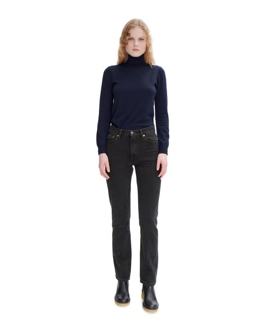 A.P.C. Black Molly Straight-Leg Jeans