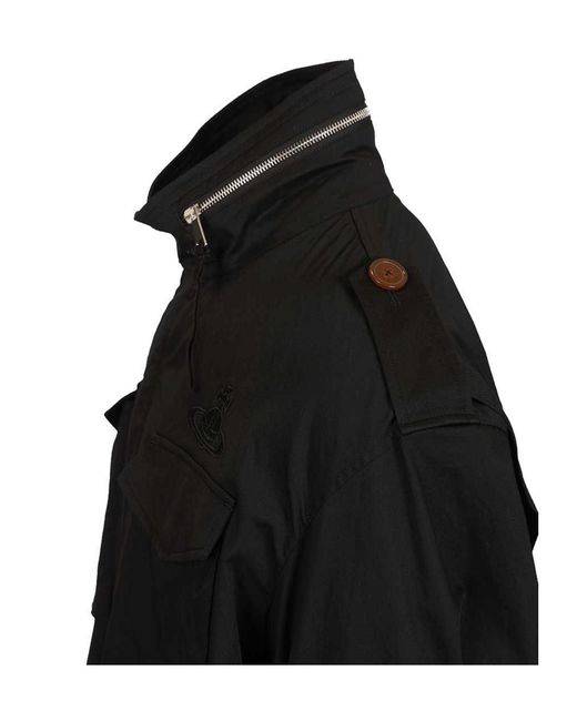 Vivienne Westwood Black High Neck Hilda Jesser Jacket for men