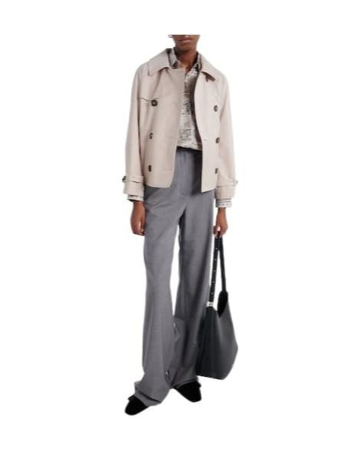 Max Mara Natural Cotton-Blend Twill Jacket