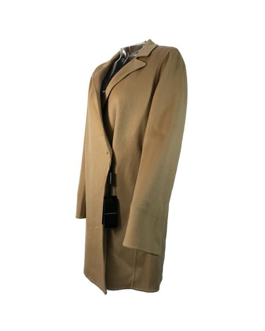Emporio Armani Natural Lapel Coat