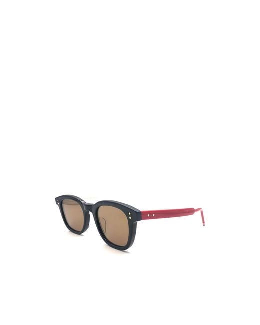 Thom Browne Multicolor Eyewear Rectangle Frame Sunglasses