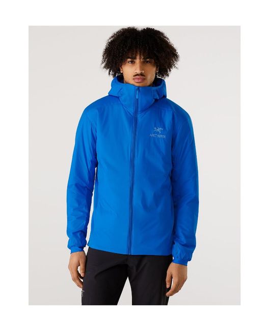 Arc'teryx Blue Logo Hooded Jacket for men