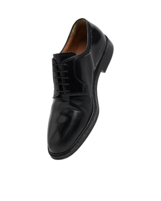 Maison Margiela Black Lace-Up Derby Shoes for men