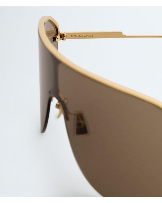 Bottega Veneta Multicolor Long Ribbon Shield Sunglasses for men