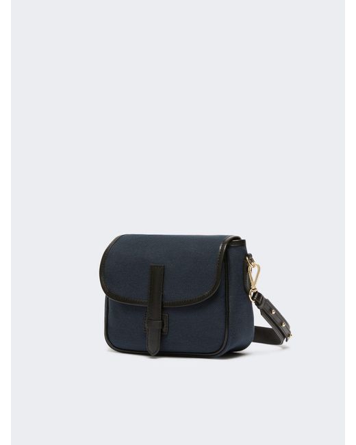 Weekend by Maxmara Blue Flap Shoulder Bag