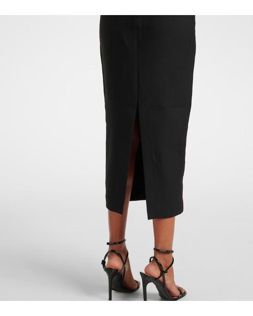 Roland Mouret Black Crêpe Bustier Dress
