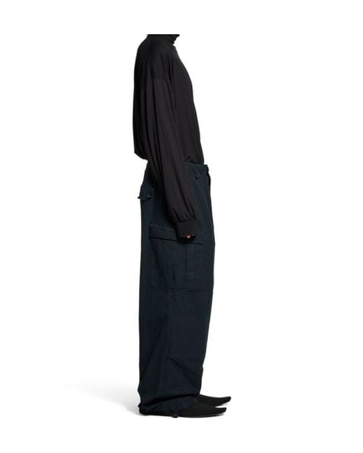 Balenciaga Black Large Cargo Pants for men