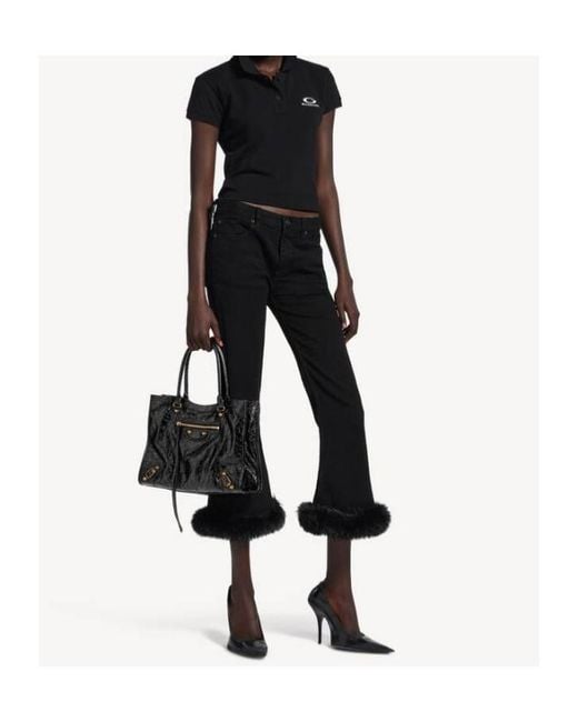 Balenciaga Black Le City Tote Bag
