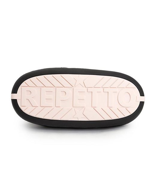 Repetto Black Gentiane Slippers for men